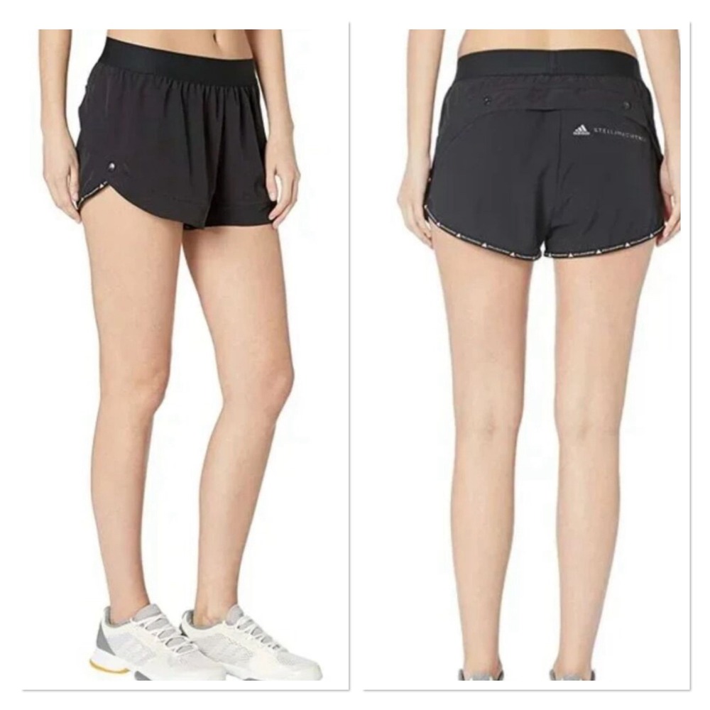 Adidas Stella McCartney Womens Black Performance Essential Shorts Running Gym M
